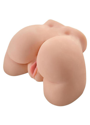Pipedream Extreme Toyz Phat Ass White Girl Vibrating Masturbator - Pussy and Butt