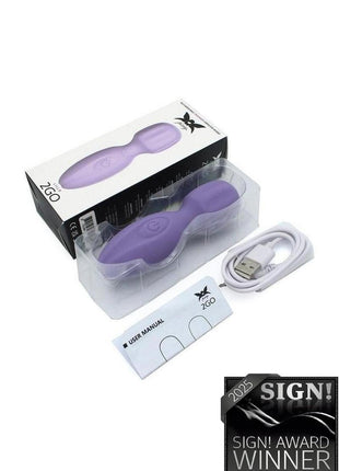 Pixey 2go Rechargeable Silicone Mini Wand - Lilla
