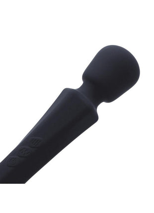 Pixey Aquamini Rechargeable Silicone Body Wand - Black Edition