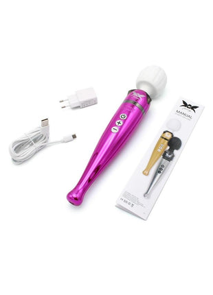 Pixey Deluxe Rechargeable Wireless Wand - Pink Chrome