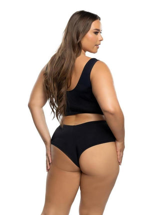 Playboy Bling Bunny Lounge Set (2 Piece) - 1xlarge - Black/Silver - XXLarge