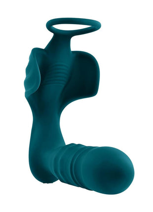 Playboy Bring It On Rechargeable Silicone Anal Plug with Cock Ring