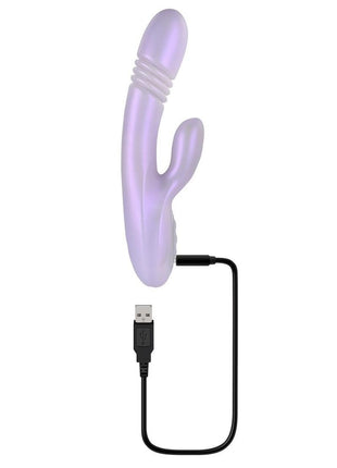 Playboy Bumping Bunny Rechargeable Silicone Rabbit Vibrator