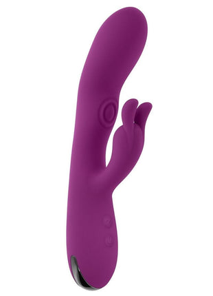 Playboy Busy Bunny Rechargeable Silicone Rabbit Vibrator - Purple