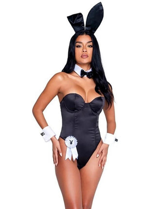 Playboy Classic Bunny Costume - Black - Medium
