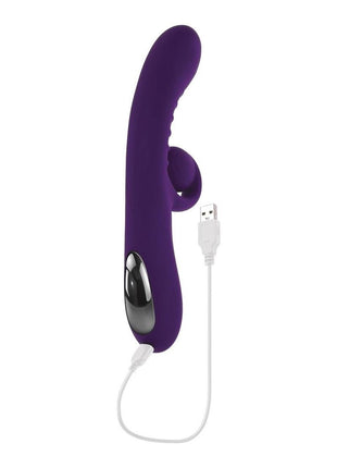 Playboy Curlicue Rechargeable Silicone Rabbit Vibrator