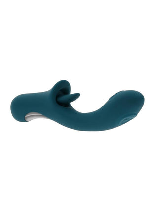 Playboy Harmony Rechargeable Silicone Vibrator with Clitoral Stimulator
