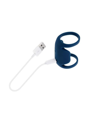 Playboy Jet Pack Rechargeable Silicone Double Ring Penis Vibrator