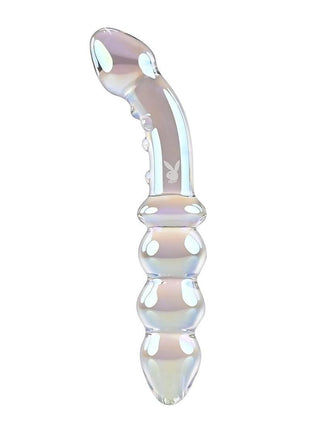 Playboy Jewels Double Glass Dual End Probe - Purple