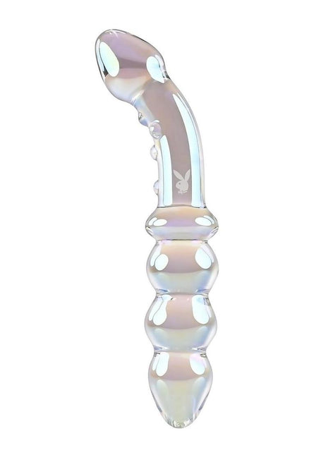 Playboy Jewels Double Glass Dual End Probe - Purple