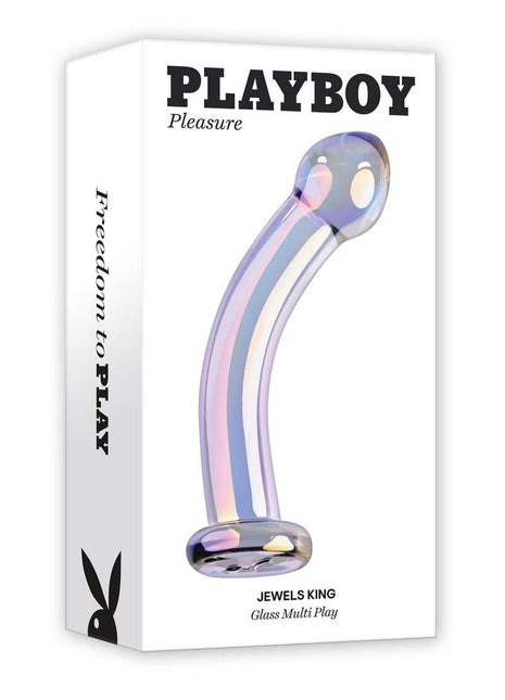 Playboy Jewels King Glass Probe - Purple
