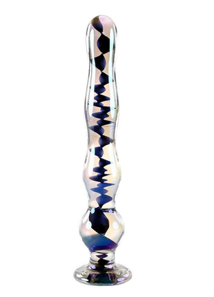 Playboy Jewels Wand Glass Probe - Black/Clear