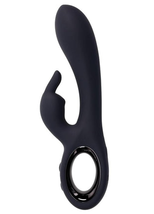 Playboy Late Night Bunny Rechargeable Silicone Dual Vibrator - Black