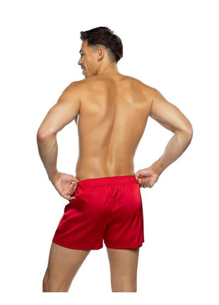 Playboy Men's Burnout Bunny Boxer Briefs - Black/Red - XXLarge