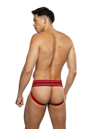 Playboy Men's Locker Room Classic Jock - Red - Large