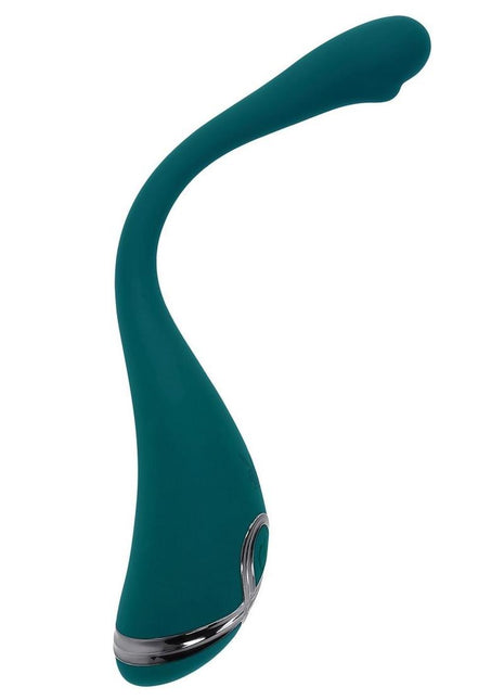 Playboy Pinpoint Perfection Rechargeable Silicone Vibrator - Green