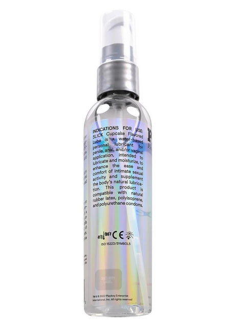 Playboy Slick Cupcake Water Based Lubricant - 2oz