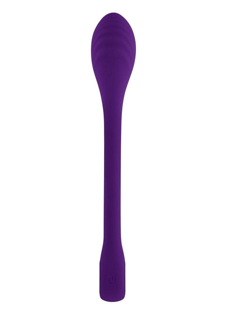 Playboy Spot On Rechareable Silicone G-Spot Vibrator - Purple