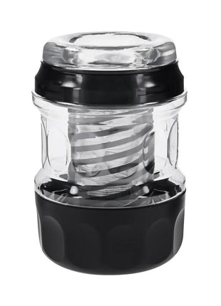 Playboy Spring Fling Rechargeable Stroker - Black/Clear