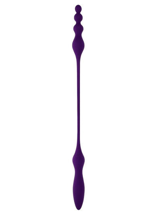 Playboy This and That Rechargeable Silicone Dual End Anal Plug and Vibrator