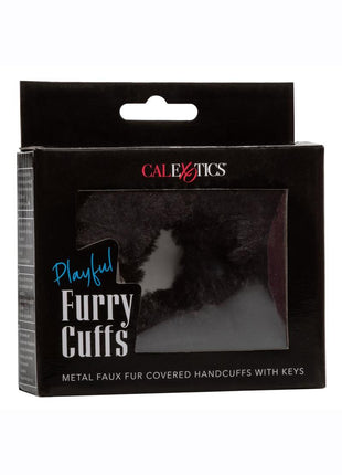 Playful Furry Cuffs - Black