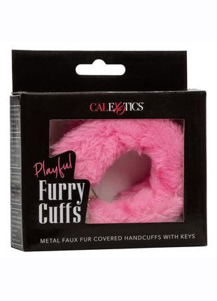 Playful Furry Cuffs - Pink