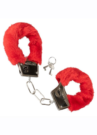 Playful Furry Cuffs - Red