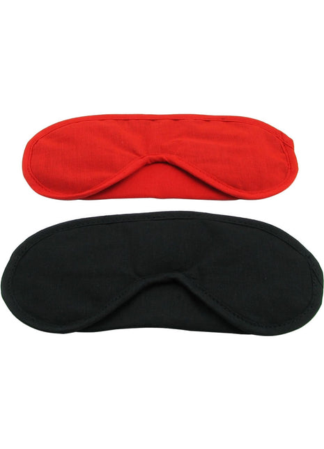 Pleasure Masks - Black/Red - 2 Pack