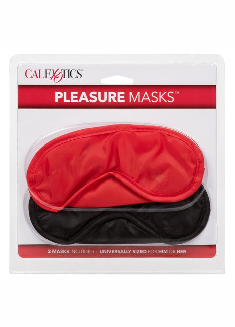 Pleasure Masks - Black/Red - 2 Pack