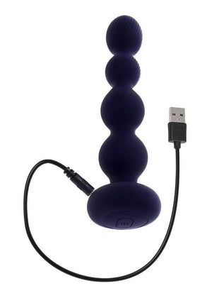 Pleasure Orbit Rechargeable Silicone Anal Beads with Remote Control