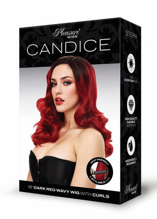 Pleasure Wigs Collection Candice Wig - Black/Red