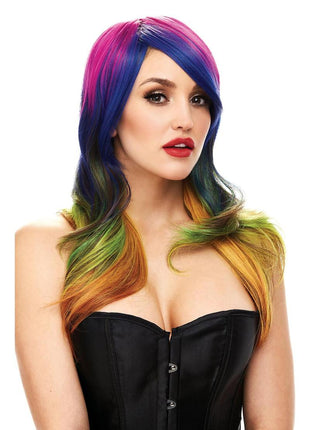 Pleasure Wigs Collection Christina Wig - Multicolor/Rainbow