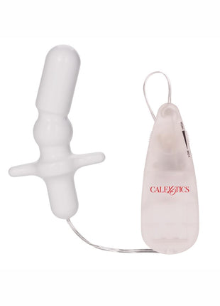 Pocket Exotics Anal T Vibrating Butt Plug - Ivory
