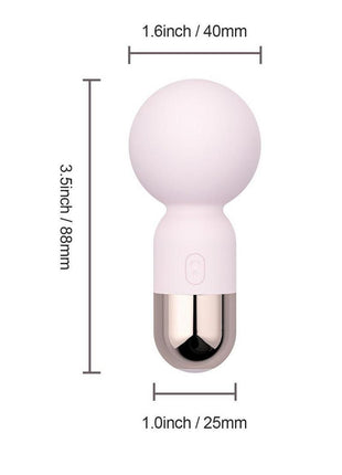 Pokewan Pocket Mini Vibrating Silicone Rechargeable Wand Massager