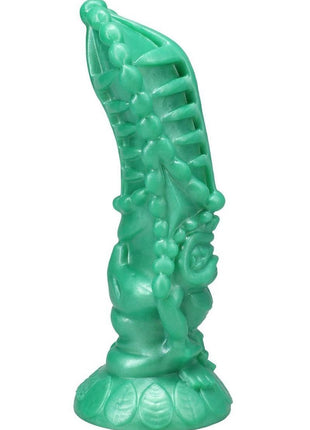 Polynesian Pleasure Idols Mala Ma'ona Earth Idol Rechargeable Silicone Vibrating Dildo with Remote Control