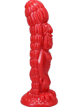 Polynesian Pleasure Idols Ula' Make Fire Idol Rechargeable Silicone Vibrating Dildo with Remote Control