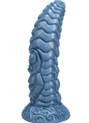 Polynesian Pleasure Idols Wai Lealea Water Idol Rechargeable Silicone Vibrating Dildo with Remote Control - Blue
