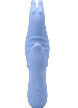 Polynesian Pleasures Into The C Seahorse Siren Rechargeable Silicone Rabbit Vibrator with Clitoral Stimulator
