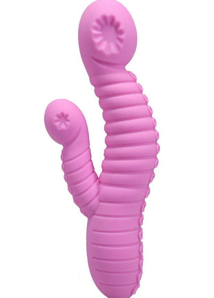 Polynesian Pleasures Into The C Seapuss Rechargeable Silicone Rabbit Vibrator with Clitoral Stimulator
