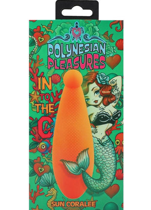 Polynesian Pleasures Into The C Sun Coralee Rechargeable Silicone Vibrator - Orange