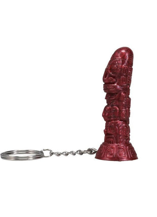 Polynesian Ti-Key Chains Lele Lele Air Idol - Red