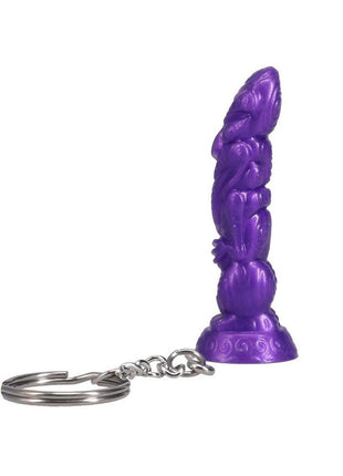 Polynesian Ti-Key Chains 'Uhane 'Ino Spirit Idol - Purple