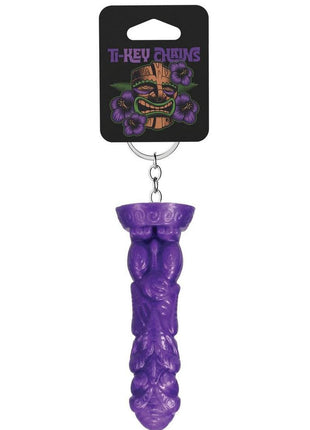 Polynesian Ti-Key Chains 'Uhane 'Ino Spirit Idol - Purple