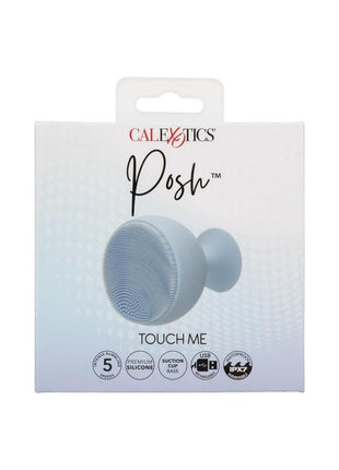Posh Touch Me Rechargeable Silicone Vibrator - Blue