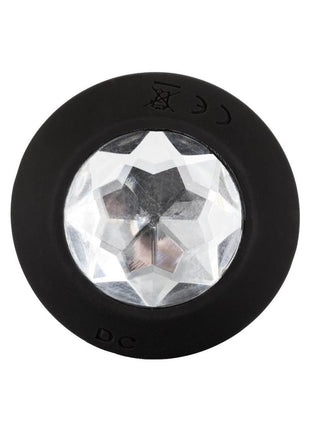 Power Gem Vibrating Crystal Probe Silicone Rechargeable Butt Plug