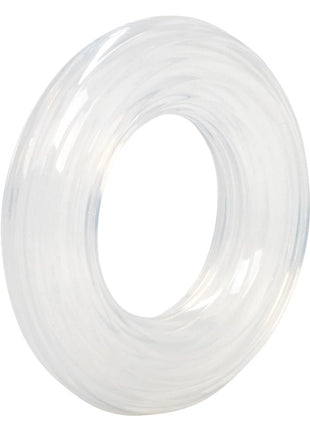 Premium Silicone Cock Ring - Clear - XLarge
