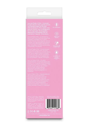Pretty In Pink Lace Rechargeable Silicone G-Spot Vibrator