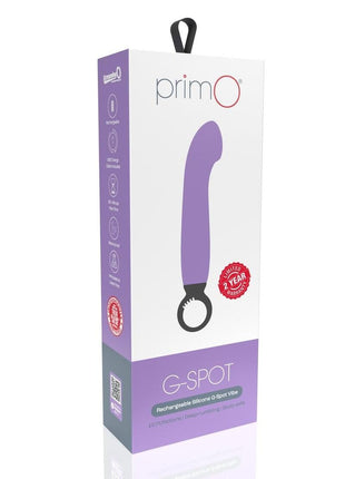 Primo G-Spot Rechargeable Silicone Vibrator - Lavender/Purple