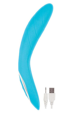 Princess Dynamic Heat Rechargeable Silicone Vibrator with Clitoral Stimulator
