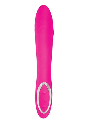 Princess Dynamic Heat Rechargeable Silicone Vibrator with Clitoral Stimulator